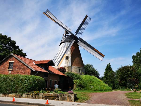 Windmhle Meien mit Freudenbesegelung